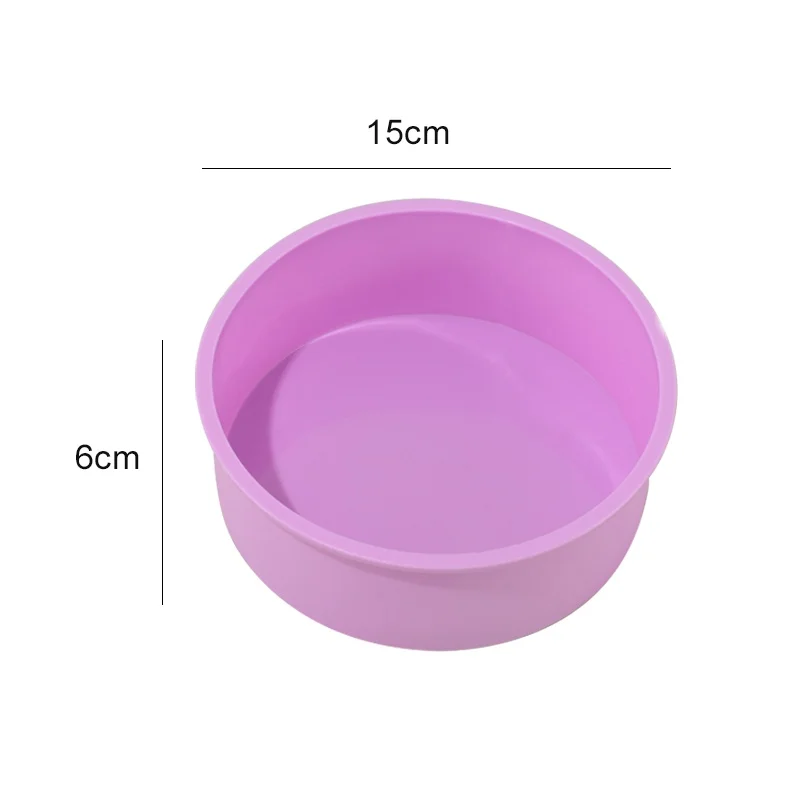 Silikonowa forma cylindryczna do mini ciast i musów Yh967randomcolor