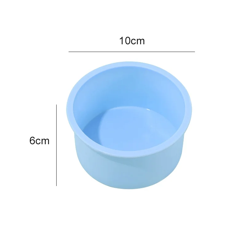 Silikonowa forma cylindryczna do mini ciast i musów Yh968randomcolor