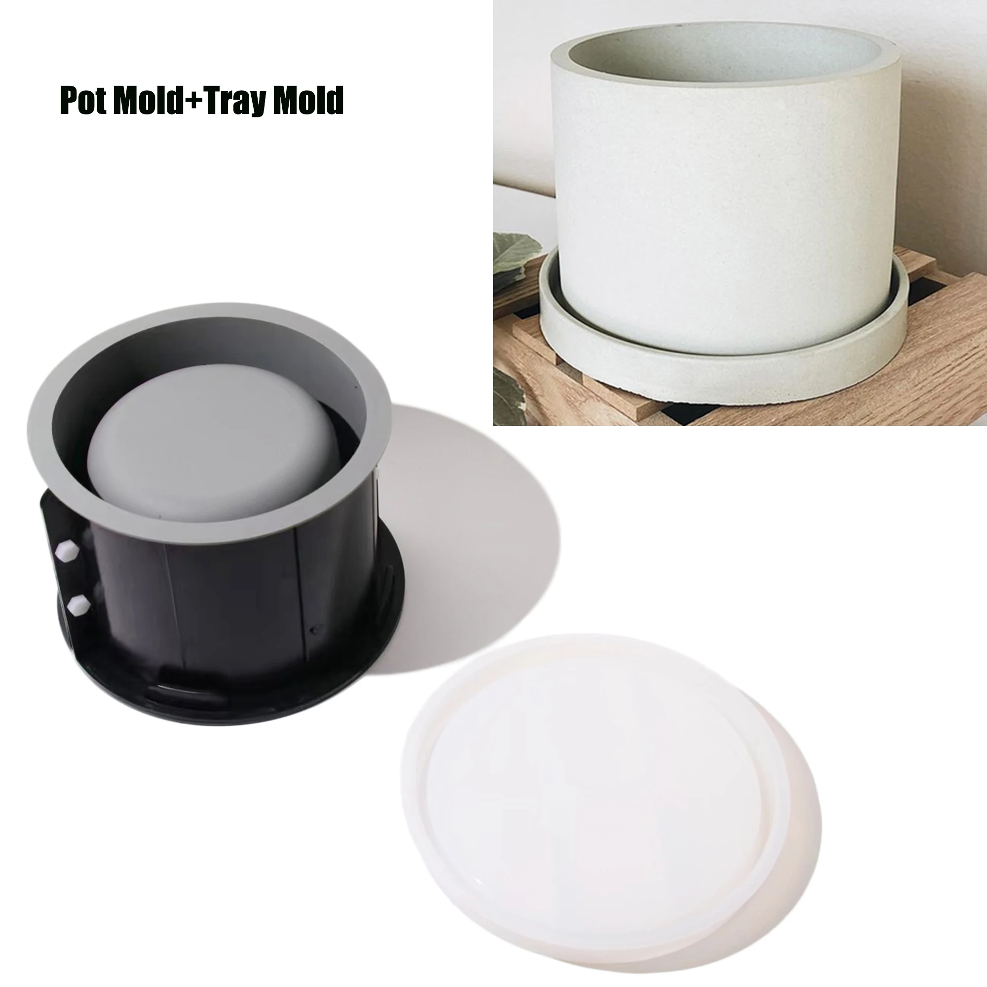 Silikonowa forma do donic z efektem lastryko L pot with tray 740