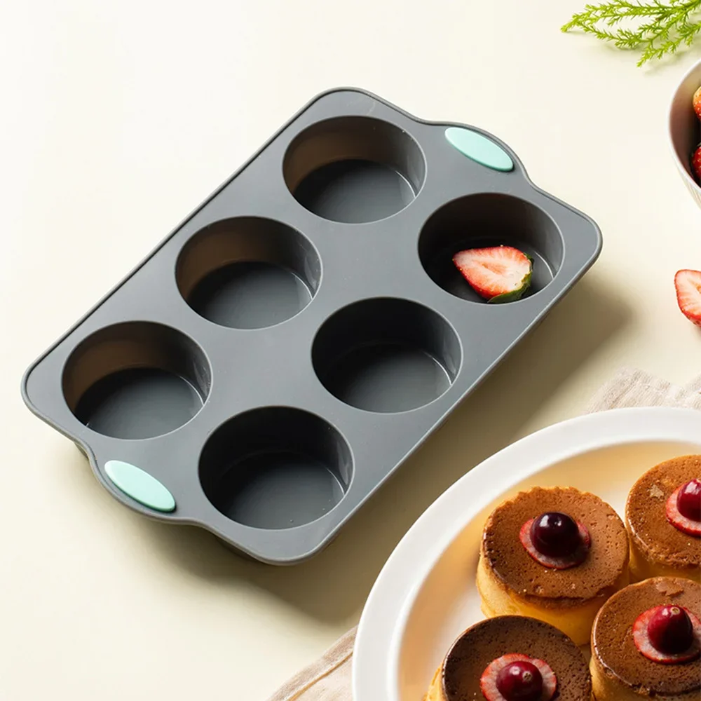 Silikonowa forma do muffinek na 6 lub 12 babeczek Różowy