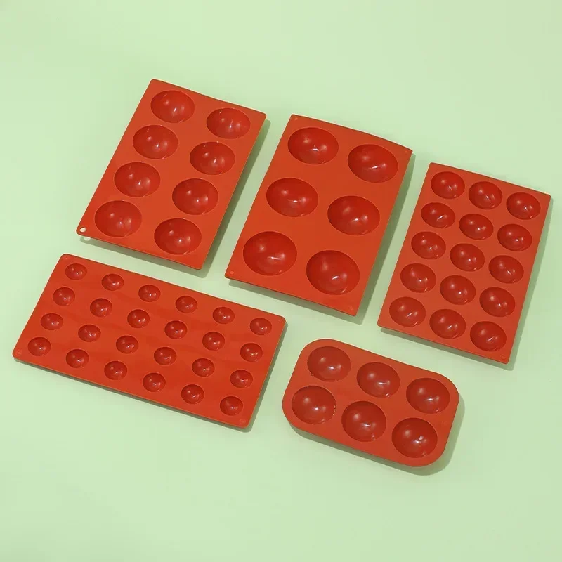 Silikonowa forma półkule - do brownie, musów i deserów 5 piece set