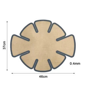 Silikonowa mata do pieczenia chleba - wkład do garnka 37x46cm round