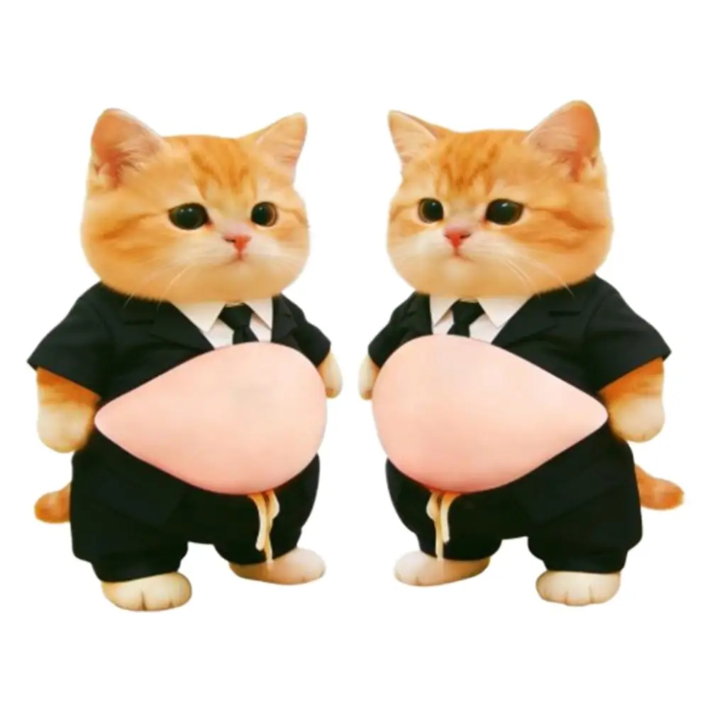 Silikonowa naklejka 3D z kawaii kotkiem na telefon Róża