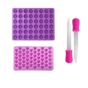 Silikonowe foremki do czekoladek Miś, Dinozaur Zielony