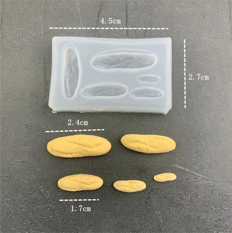 Silikonowe foremki mini do ciastek, pączków i dekoracji 5 hole hamburger