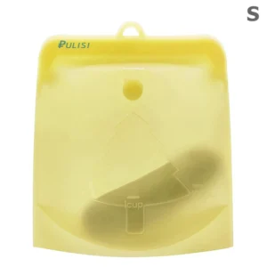 Silikonowe torby do przechowywania żywności 500/1000/1500 ml, komplet Srebrny