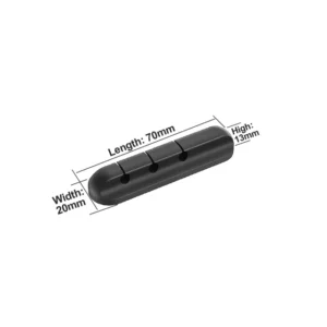 Silikonowe uchwyty na kable USB samoprzylepne organizery przewodów na biurko Khaki