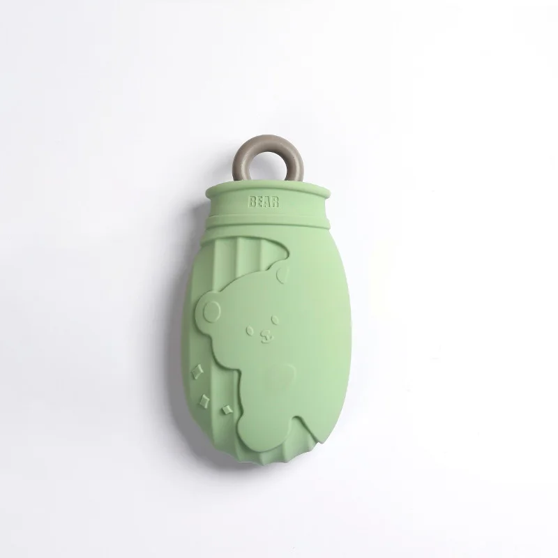 Silikonowy termofor 320 ml - ogrzewacz dłoni i stóp Khaki
