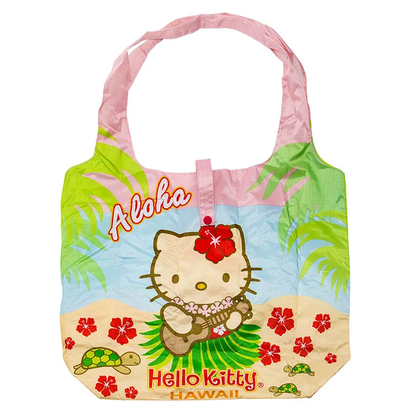 Składana torba na zakupy z kotem Hello Kitty Czarny