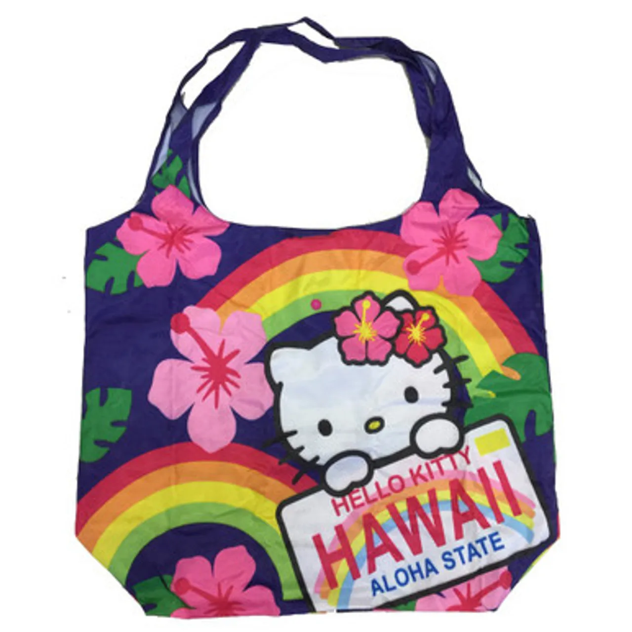 Składana torba na zakupy z kotem Hello Kitty Zielony
