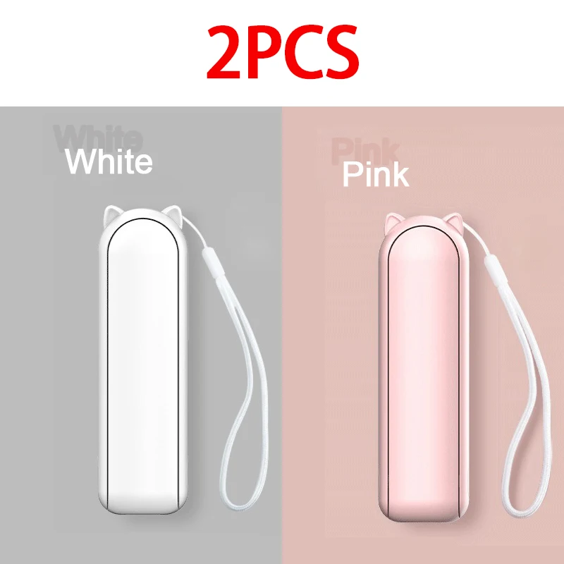 Składany mini wentylator ręczny USB o dużej mocy Ciemny szary