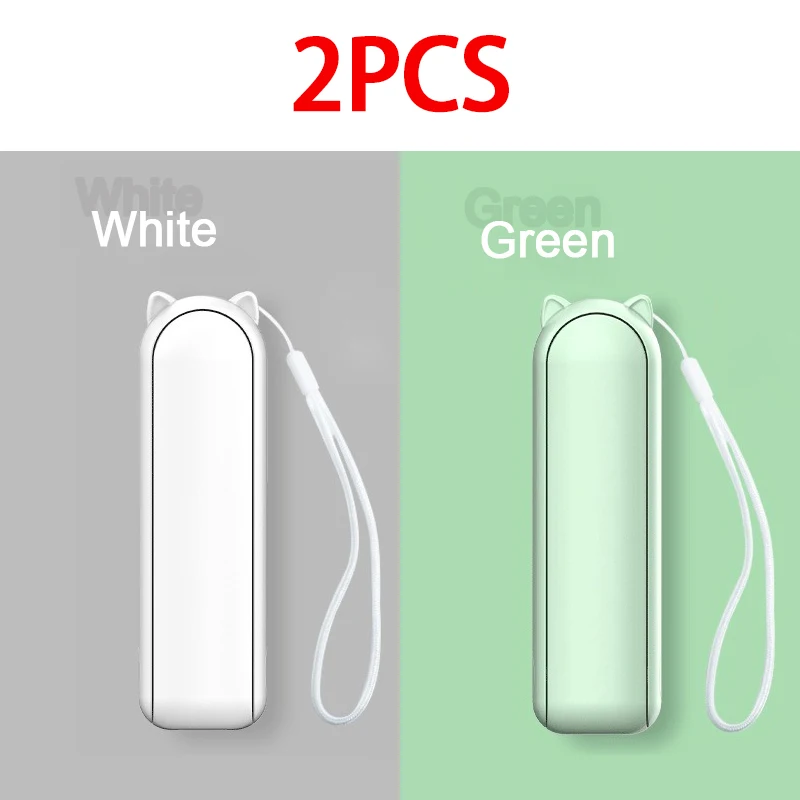 Składany mini wentylator ręczny USB o dużej mocy Jasnożółty