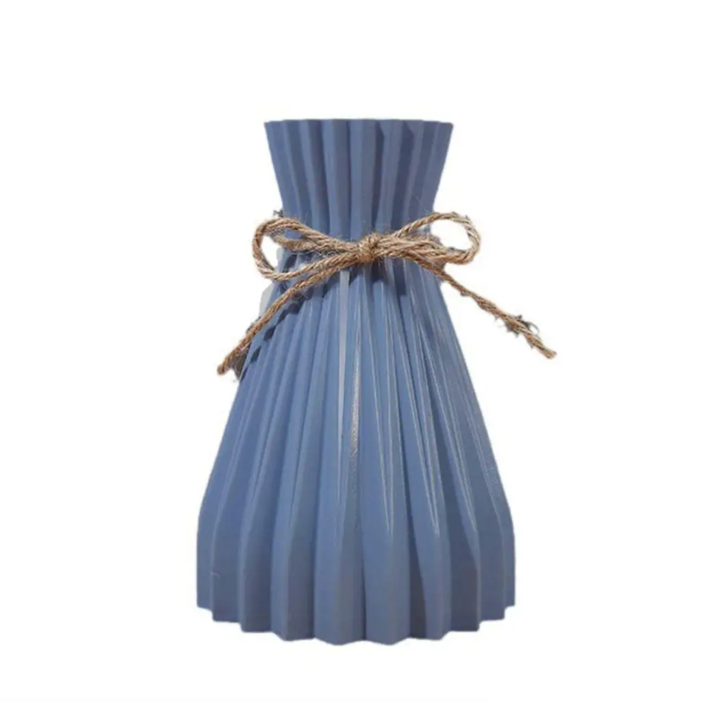 Składany wazon origami w stylu plisowanym Niebieski