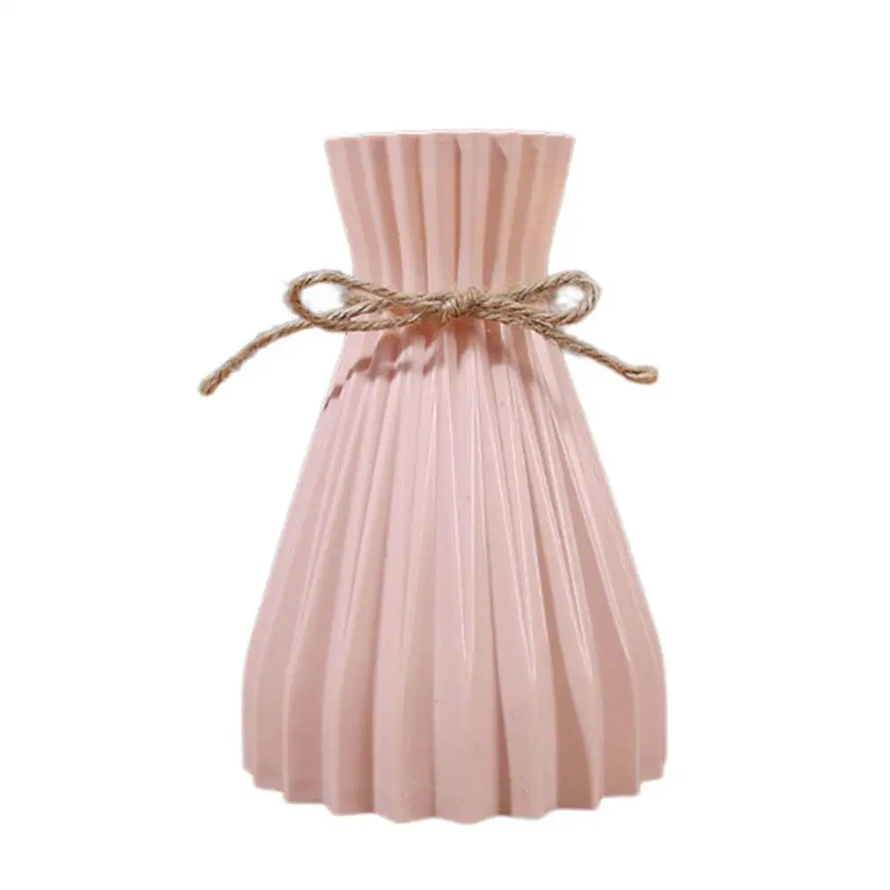 Składany wazon origami w stylu plisowanym Różowy