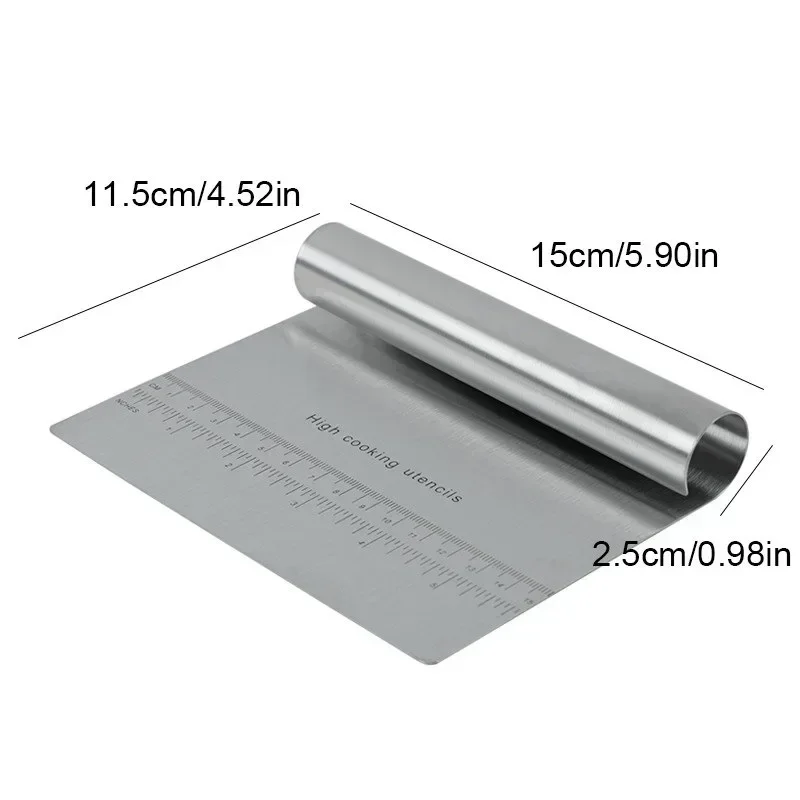 Skrobak do ciasta ze stali nierdzewnej do pieczenia 1 pcs