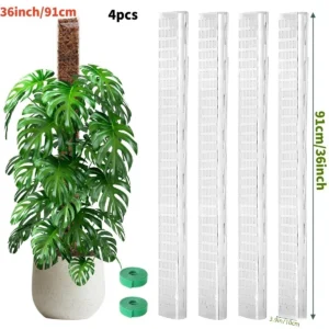 Słupek z mchu dla roślin pnących Monstera Beżowy