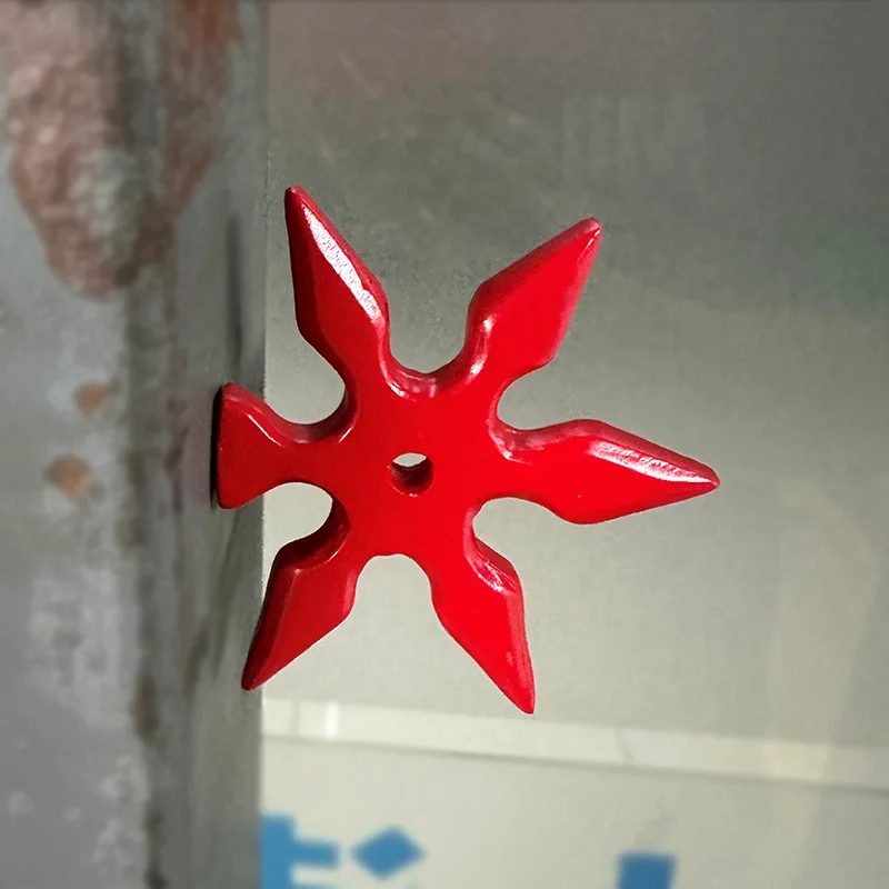 Śmieszne magnesy na lodówkę w kształcie noży i topora 3D Czerwony