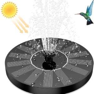 Solarna pompa fontannowa do oczka wodnego Armijna zieleń