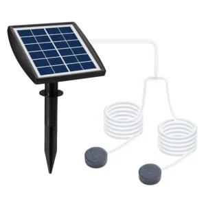 Solarna pompa tlenowa do oczka wodnego i akwarium ogrodowego Róża