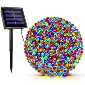 Solarne lampki LED ogrodowe wodoodporne na taras i do ogrodu Muticolor