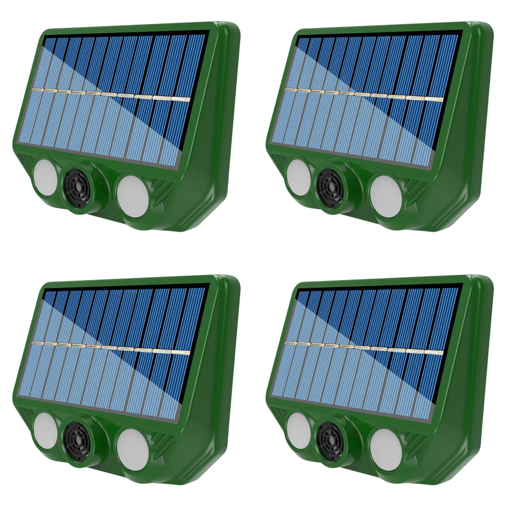Solarny ultradźwiękowy odstraszacz kotów i psów na ogród Khaki