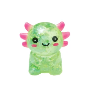 Squishy aksolotl kolorowy maltose — rozciągliwa zabawka antystresowa Fluorescencyjny róż
