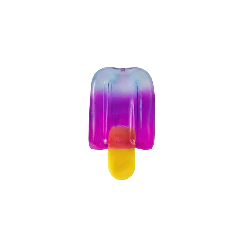 Squishy kostka lizak — antystresowa zabawka sensory na biurko Jasnoszary
