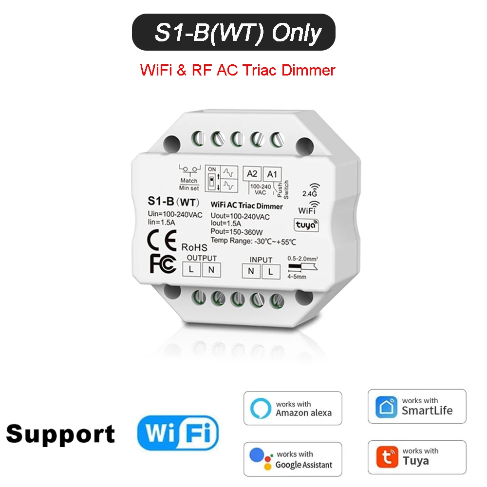 Sterownik LED Triac 12V/24V – ściemnialny zasilacz PWM Beżowy