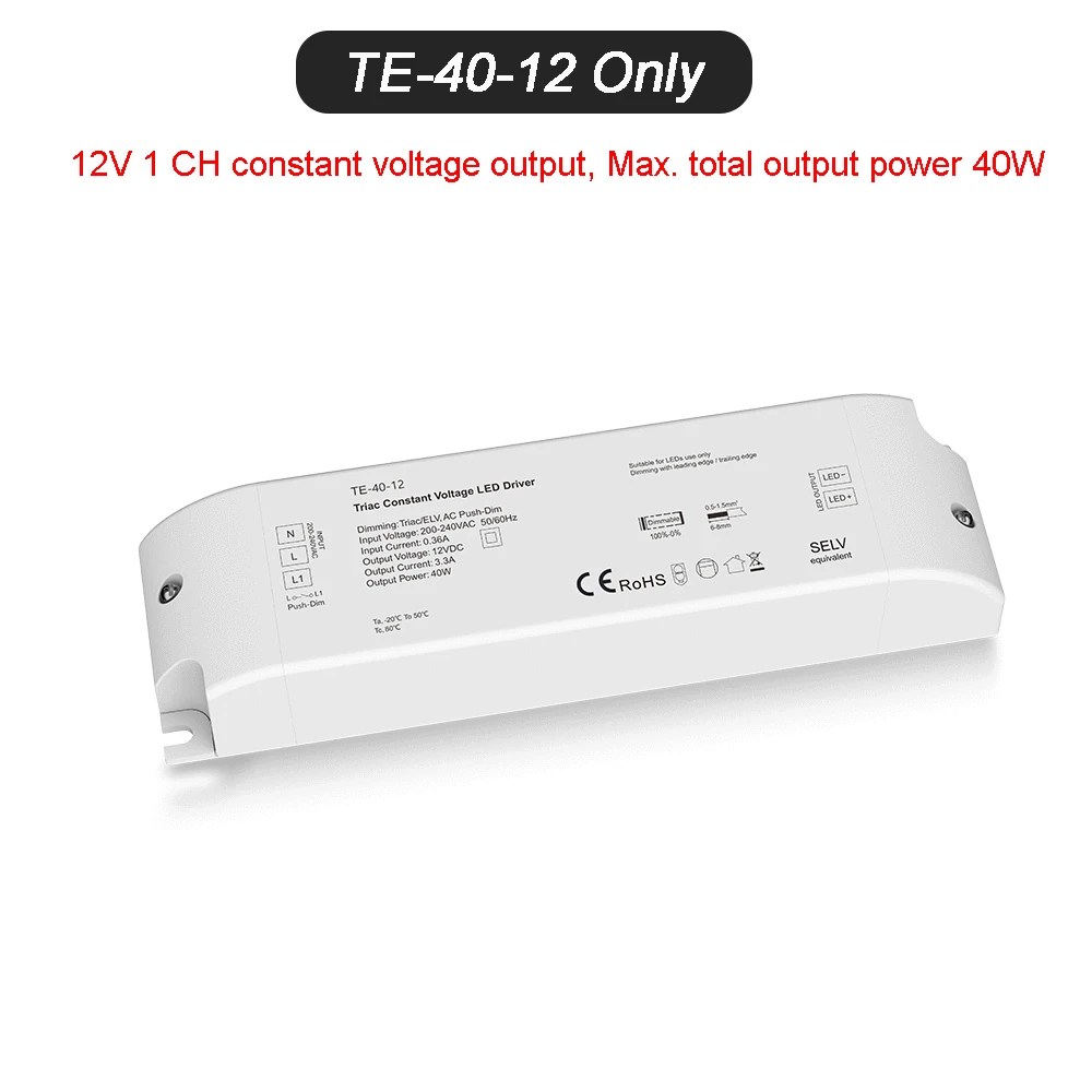 Sterownik LED Triac 12V/24V – ściemnialny zasilacz PWM Kolba