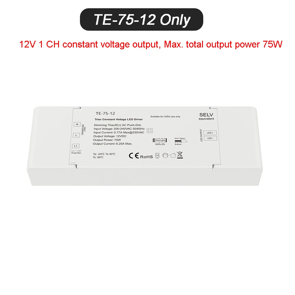 Sterownik LED Triac 12V/24V – ściemnialny zasilacz PWM Zielony
