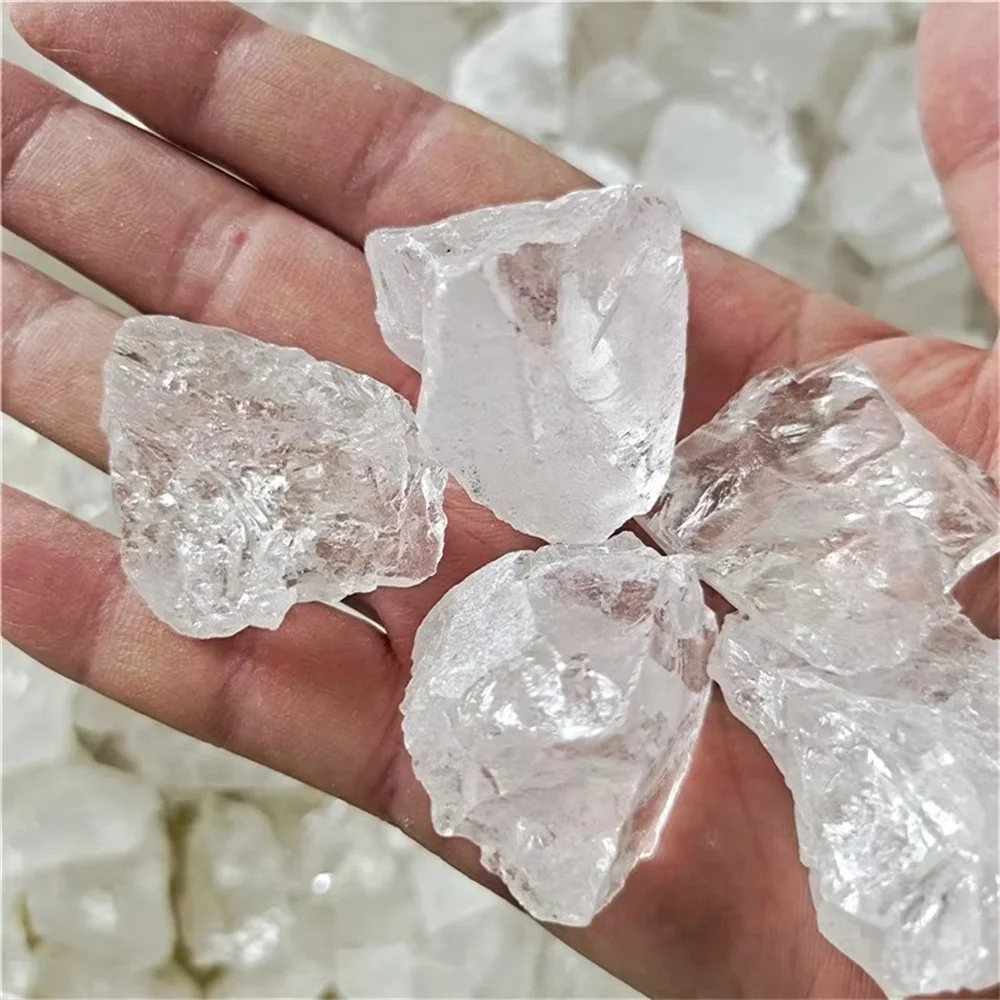 Surowy kryształ kwarcu - okaz mineralny Złoto