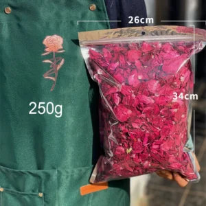 Suszone płatki róż do kąpieli 500 g Beżowy