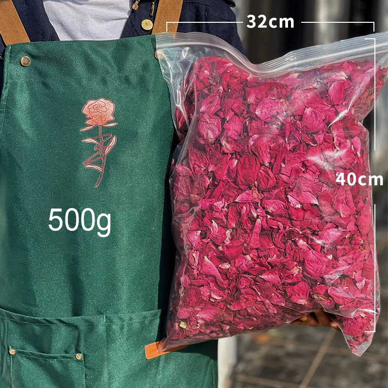 Suszone płatki róż do kąpieli 500 g Czarny
