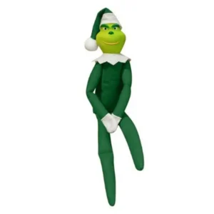 Świąteczny elf - pluszowa figurka na półkę Zielony