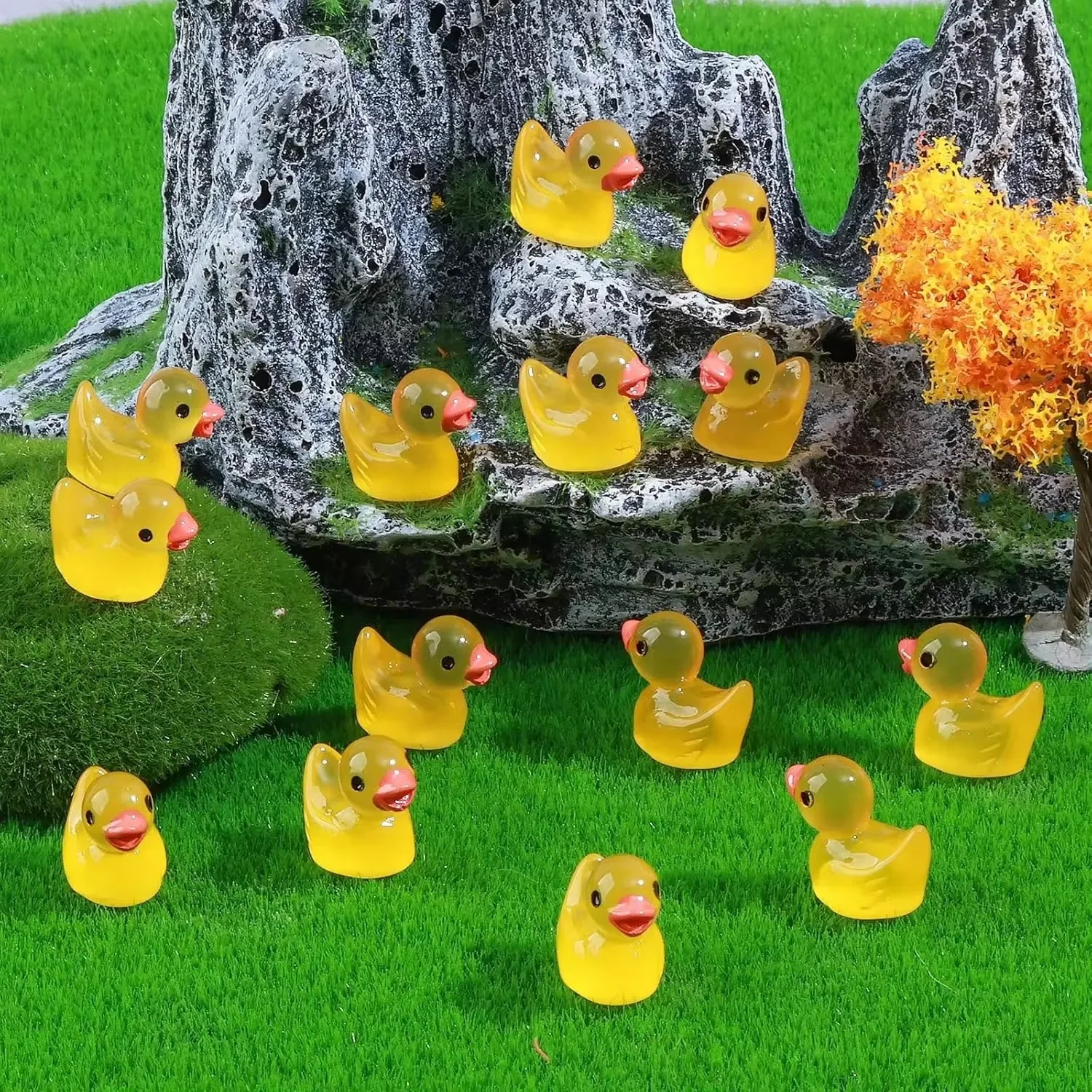 Świecące figurki flamingów do ogrodu (50 szt.) Type2