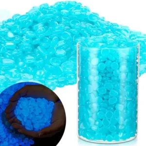 Świecące kamyki ogrodowe fluorescencyjne, 100 sztuk Wielo