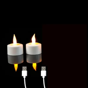 Świece LED ładowane przez USB bezpłomieniowe dekoracyjne Winogrono