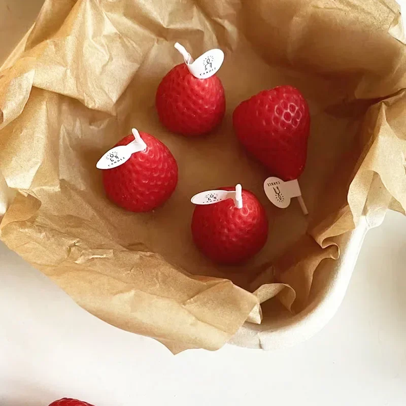 Świece sojowe aromaterapia w kształcie truskawki Głównik