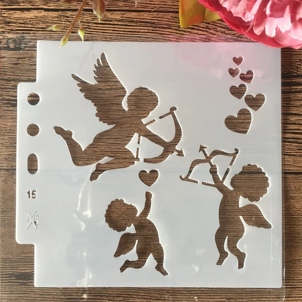 Szablon kot 14x13 cm, warstwowy szablon dekoracyjny do albumu Fioletowy
