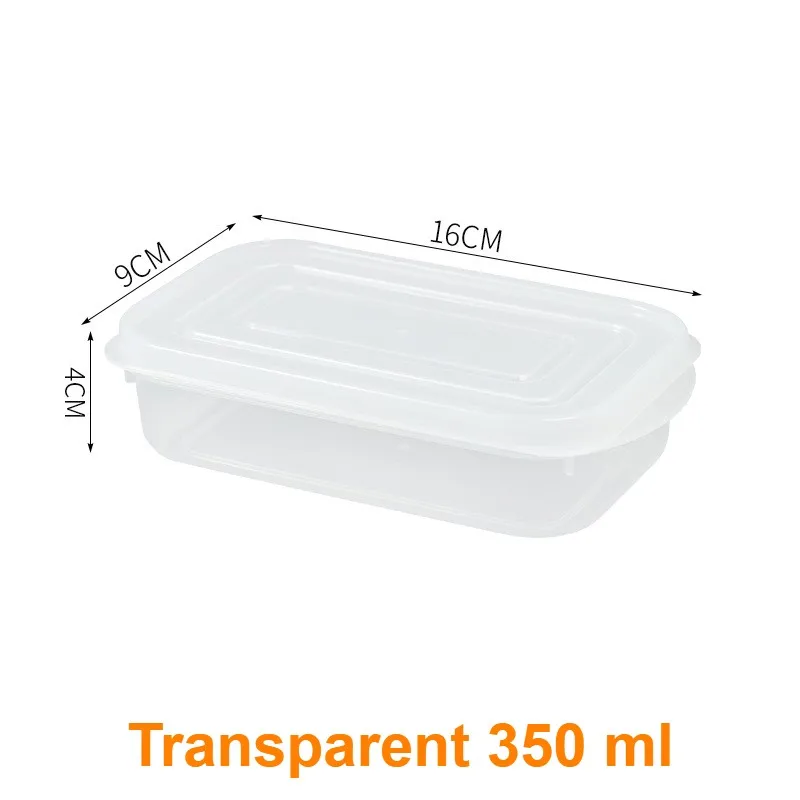 Szczelne pojemniki na żywność do lodówki i zamrażarki Transparent 350 ml