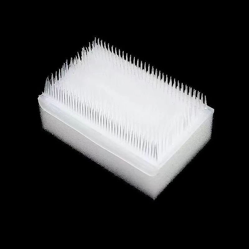 Szczotka dla kota i psa - silikonowa gąbka do sierści Biały