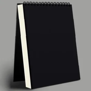 Szkicownik spiralny 30 kartek, papier bezkwasowy Czarny