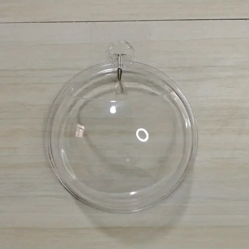 Szklana doniczka hydroponiczna wisząca na ścianę — mini akwarium i terrarium żółty