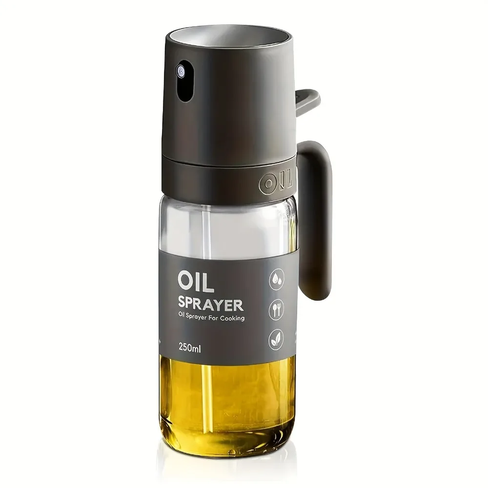 Szklany rozpylacz do oliwy i oleju 250 ml Ciemnoszary