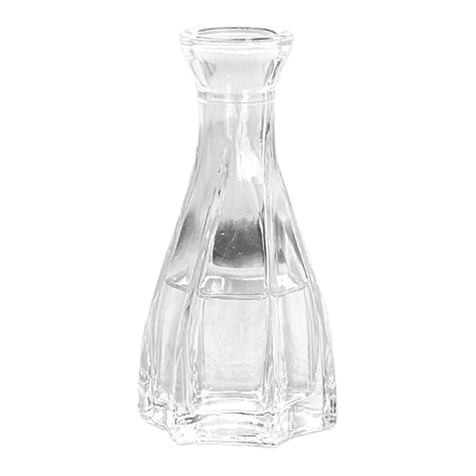 Szklany wazon vintage z szeroką szyjką w stylu francuskim Pomarańczowy