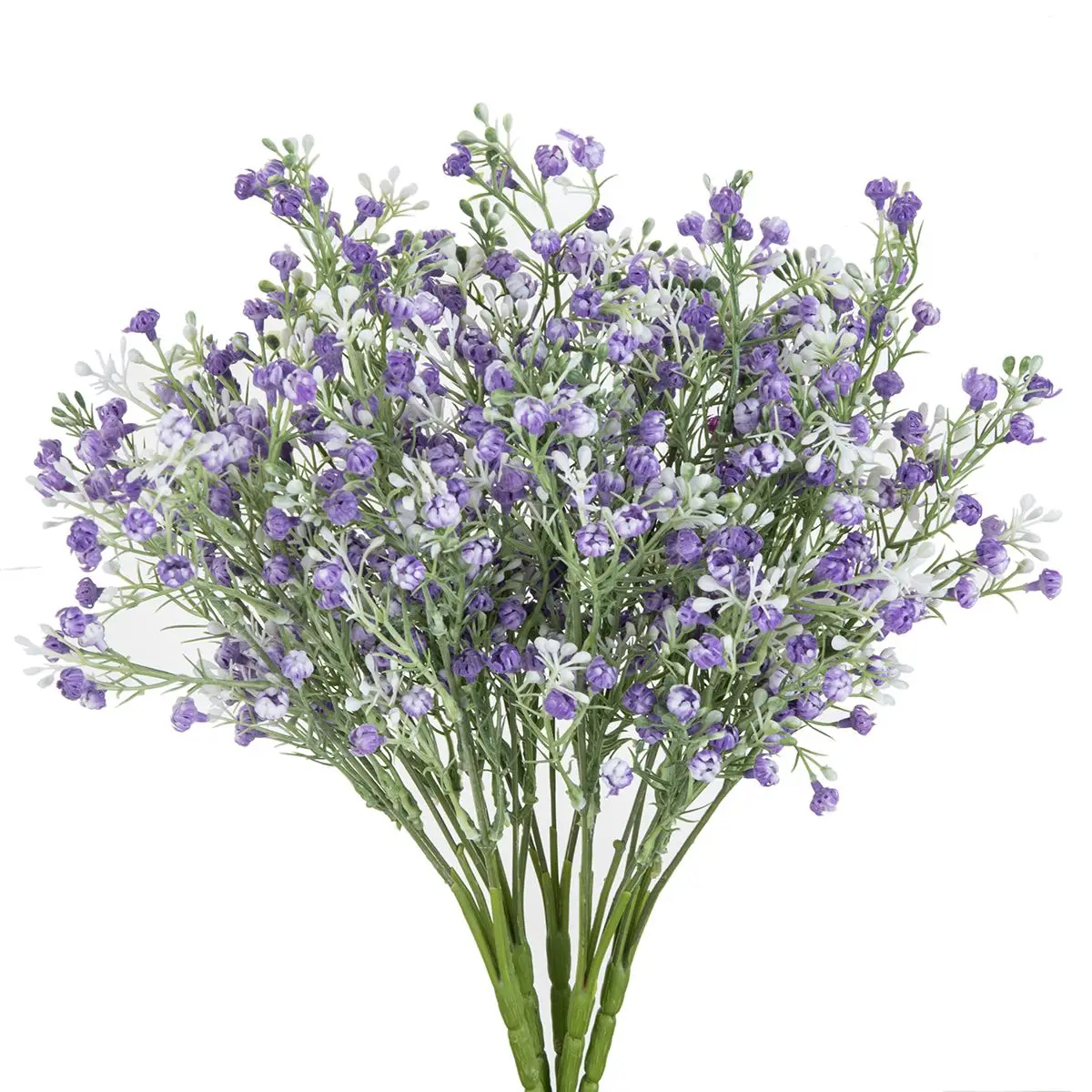 Sztuczna gipsówka Gypsophila do dekoracji i bukietów Pomarańczowy