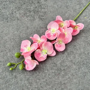 Sztuczna orchidea falenopsis 69 cm, realistyczna w dotyku Różowy