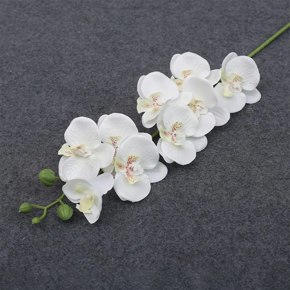 Sztuczna orchidea falenopsis 69 cm, realistyczna w dotyku Biały