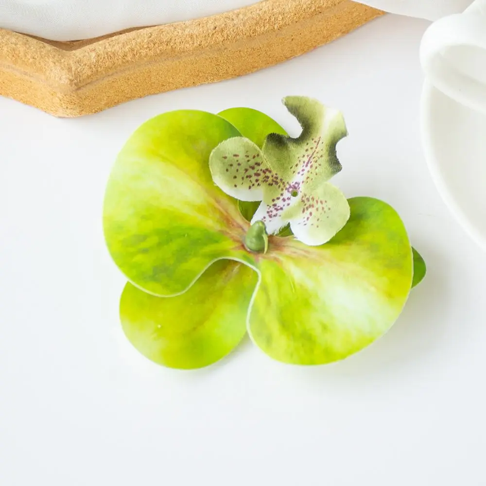 Sztuczna orchidea tajska motyl, kwiat do dekoracji i DIY Czekolada
