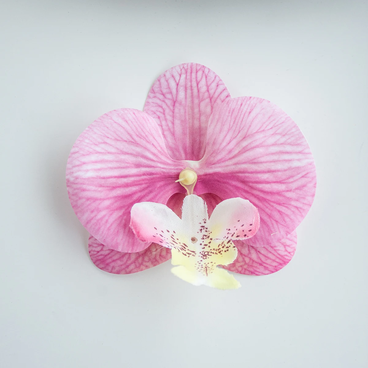 Sztuczna orchidea tajska motyl, kwiat do dekoracji i DIY Różowy